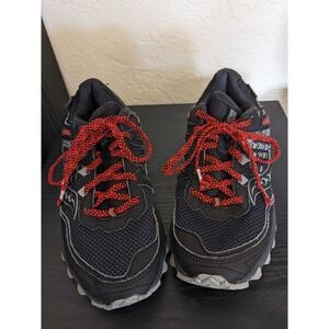 Saucony Excursion TR12 GTX Womens Trail Running Shoes Black Red S10453-1 Size 8